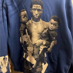 VLONE X NBA YOUNGBOY HOODIE SIZE SMALL